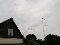 Vertikal u. horizontal  HF, UHF, VHF-Antennen